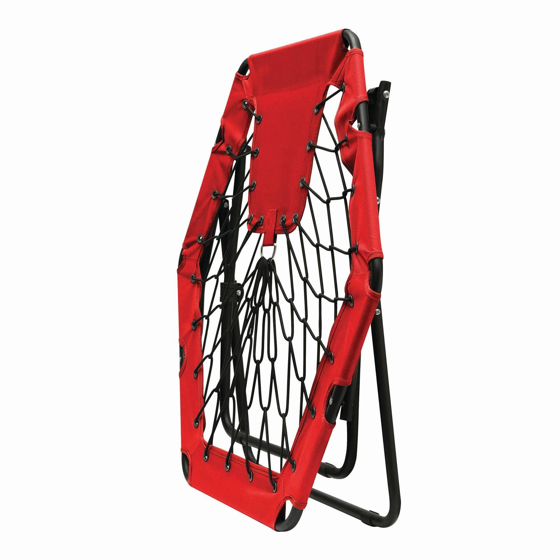 Bungee Stuhl CHILL OUT - rot - schwarz-932