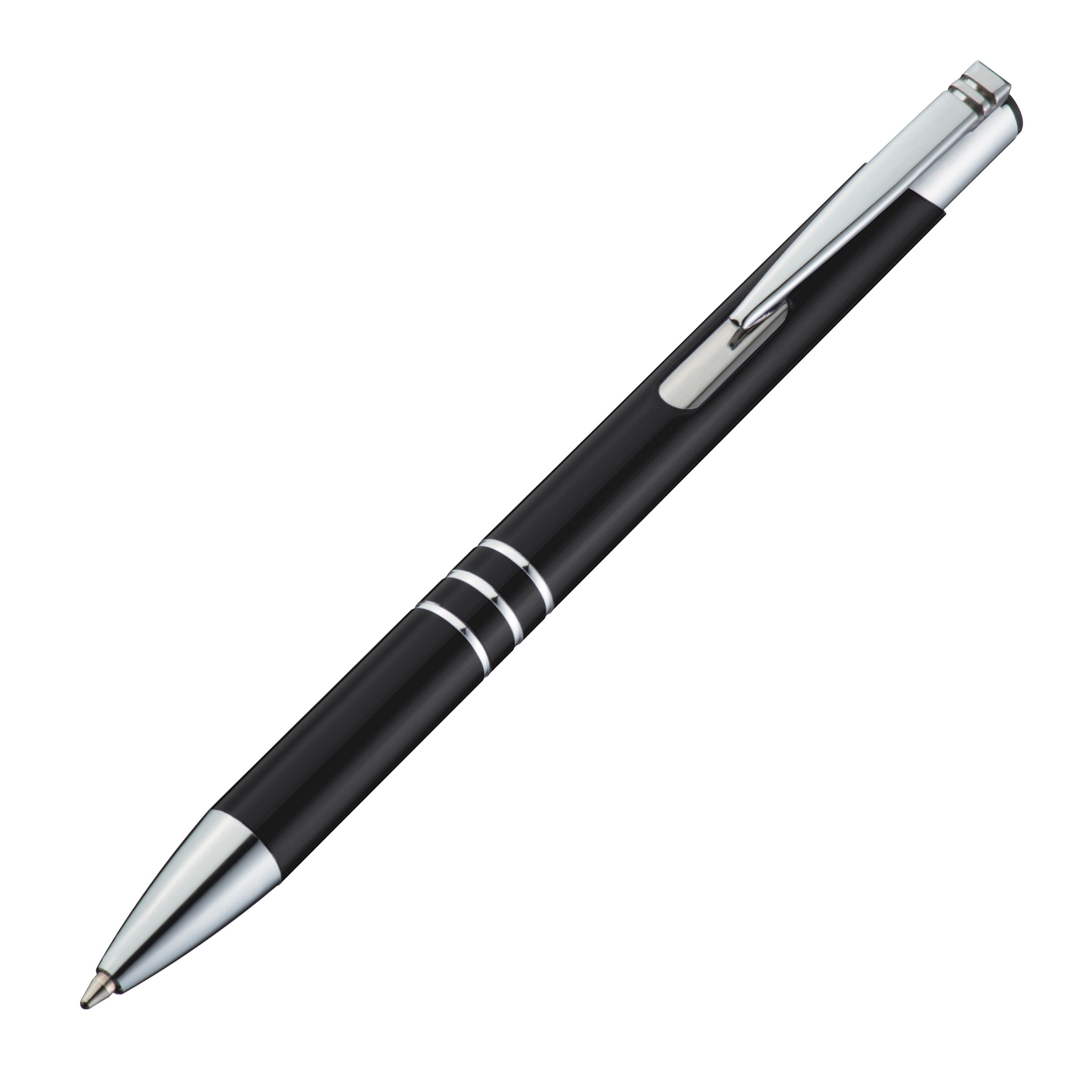 Metall Kugelschreiber Ascot - schwarz-365