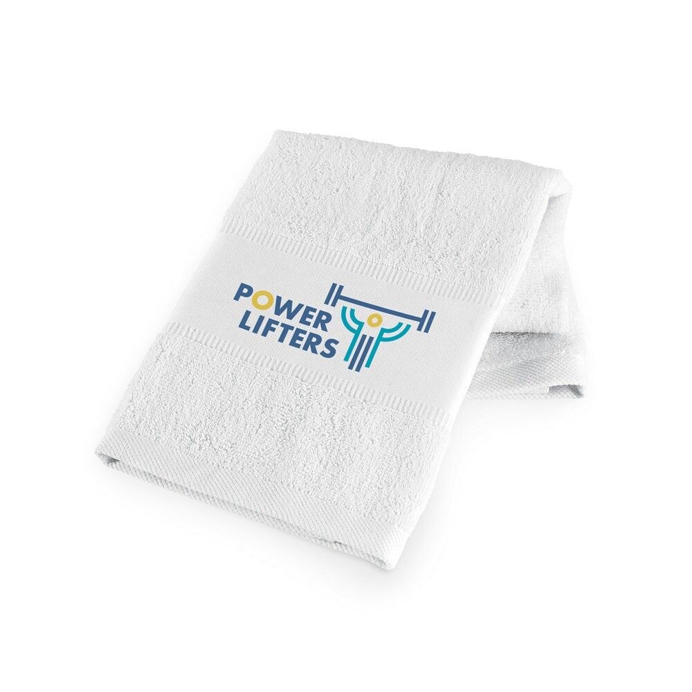 GEHRIG Sporthandtuch aus Baumwolle (380 g/m²) - weiß-424