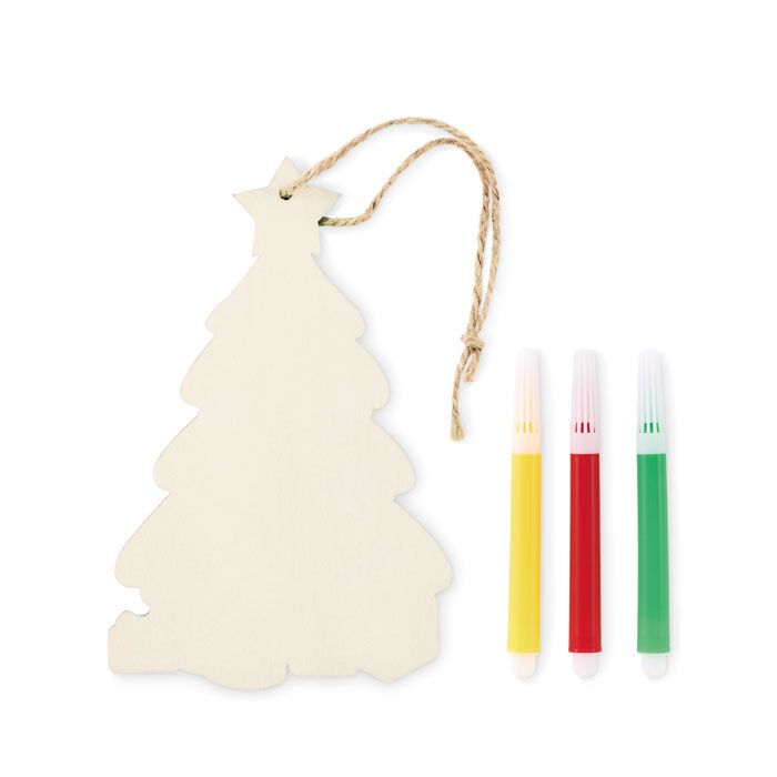 Weihnachtsschmuck Tanne COLORTREE - holz-132