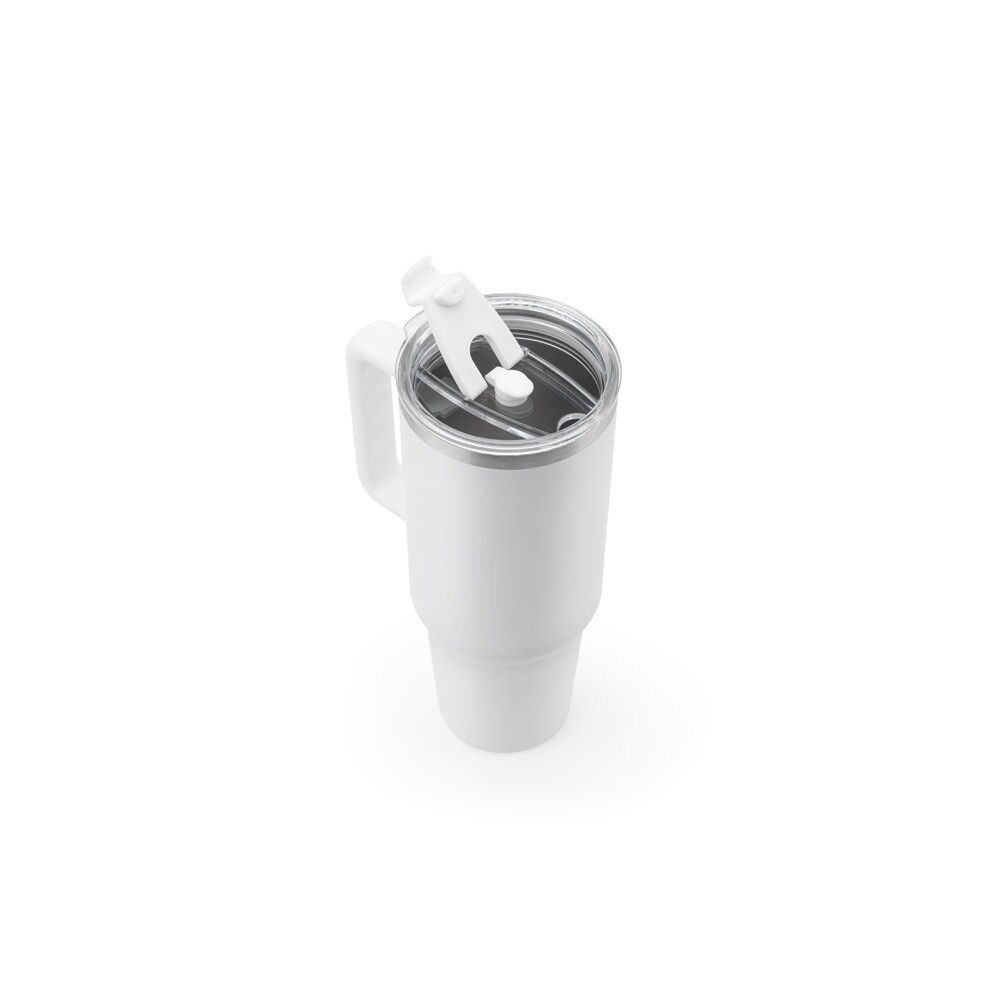 JOYNER XL Grosser Reisebecher aus Edelstahl, 1300 ml, vakuumisoliert - weiß-190