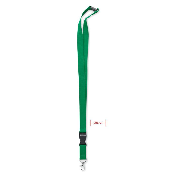 Lanyard Baumwolle 20mm LANNYCOT - grün-865