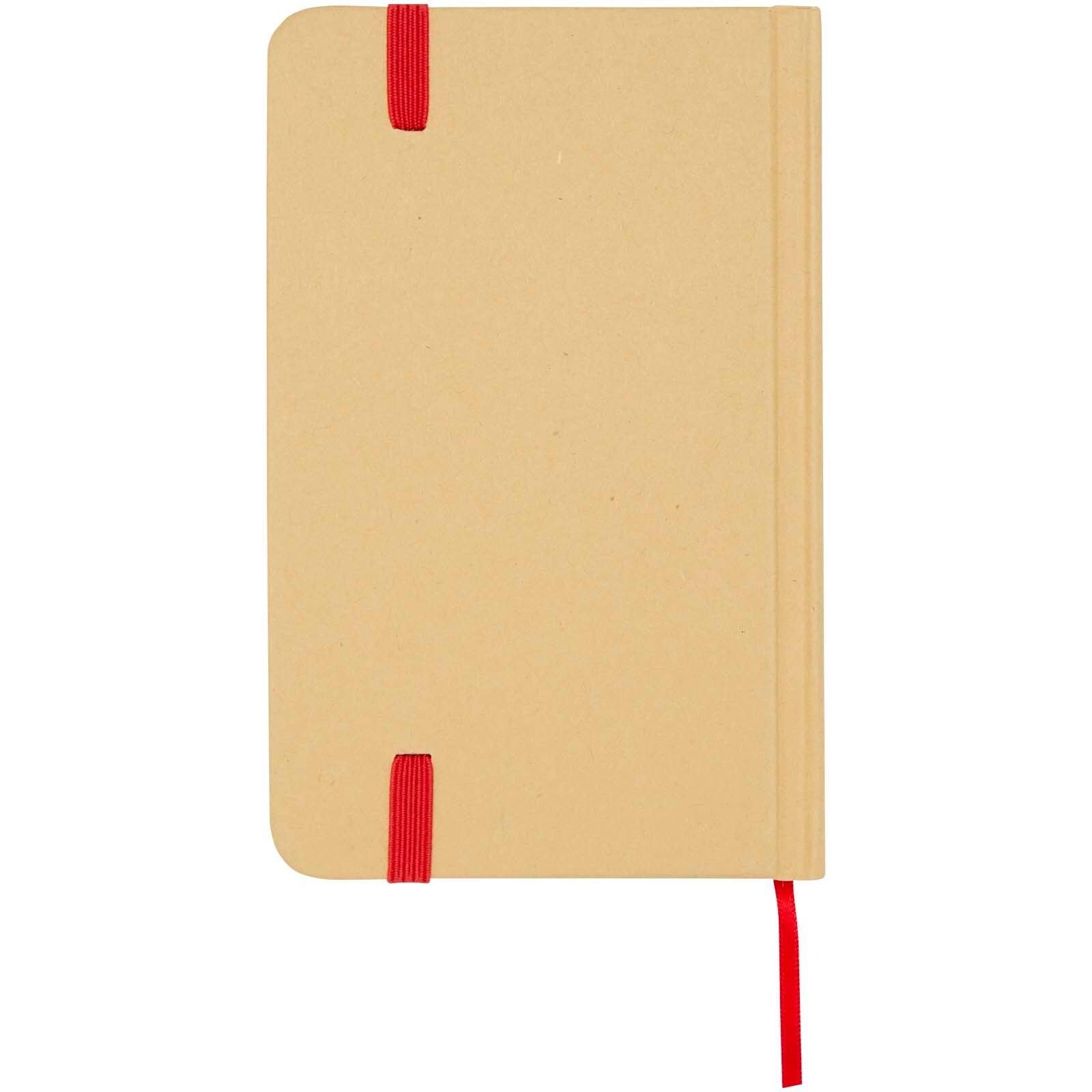 Reed A6 Hardcover Notizbuch, blanko, aus recyceltem Material - rot-194