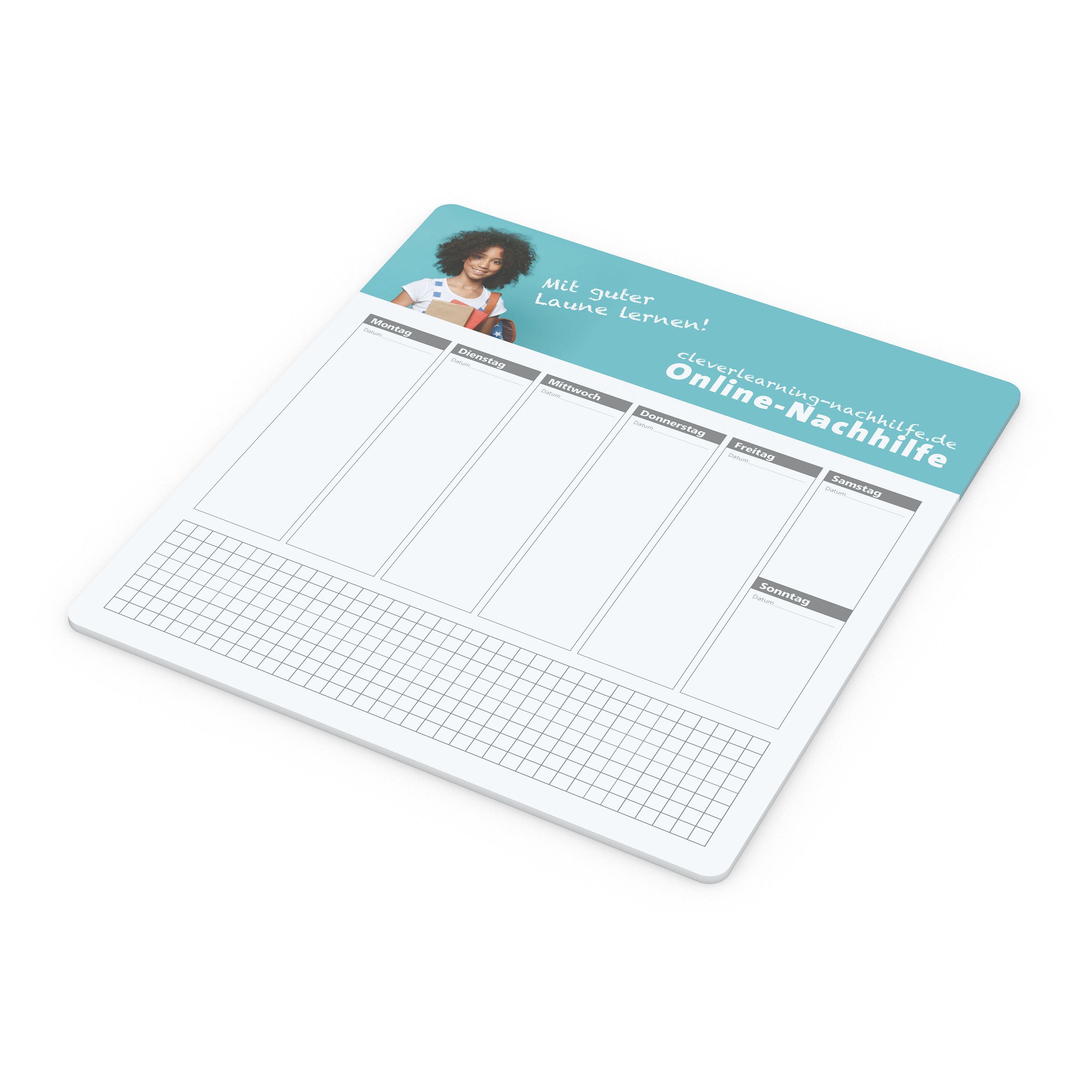 Haftnotiz-Mousepad, Wochenplaner-906