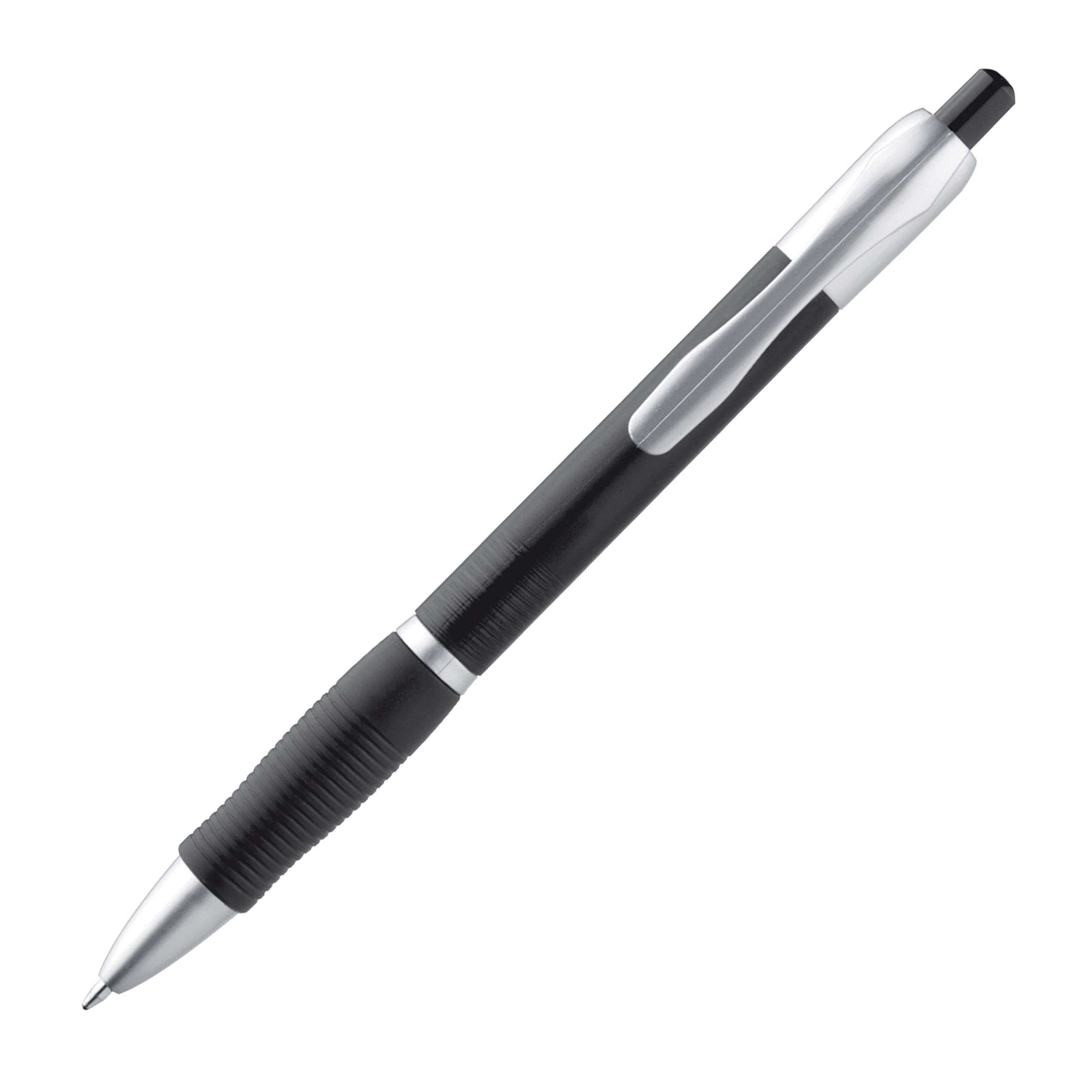 Kugelschreiber aus Kunststoff - schwarz-387