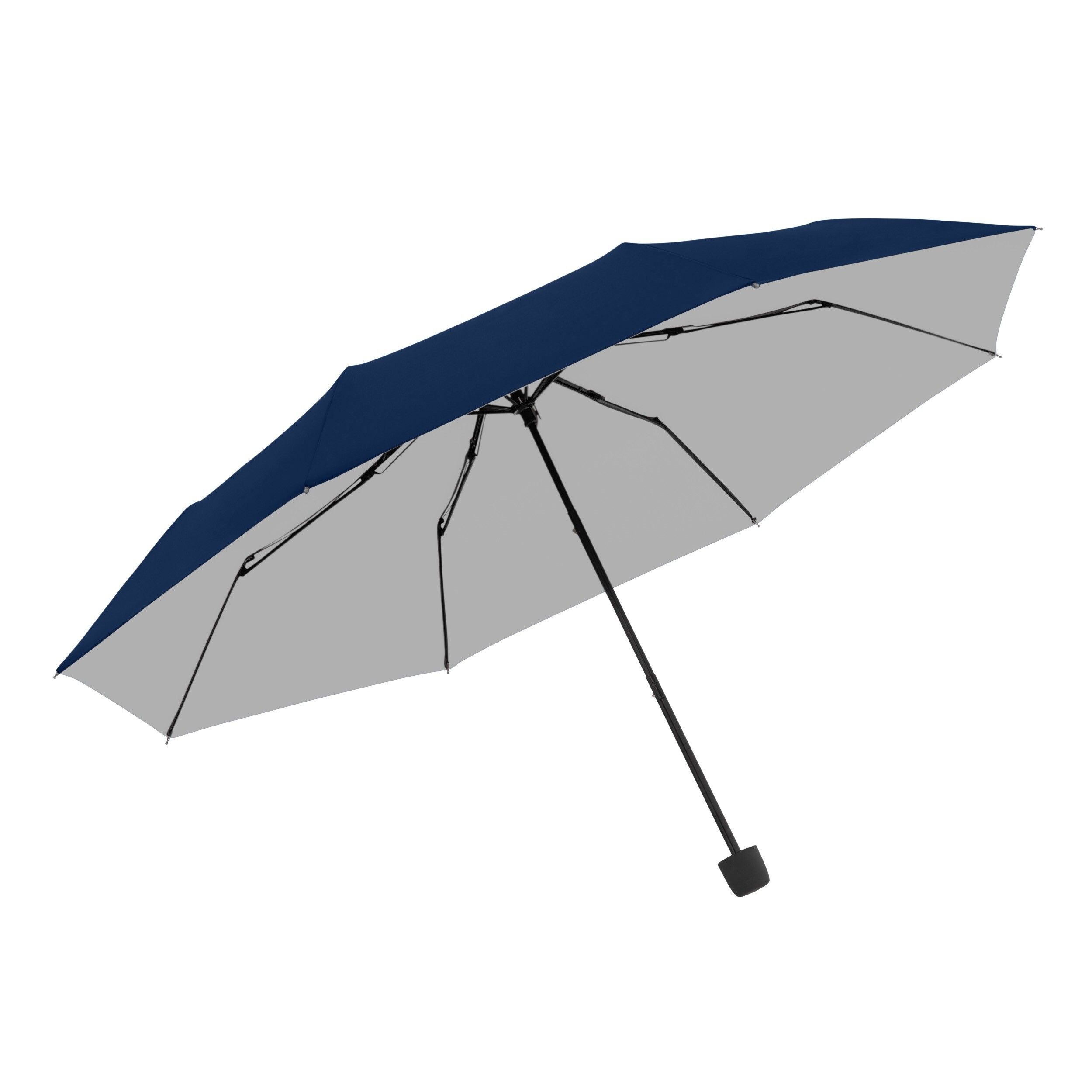solid navy - silver