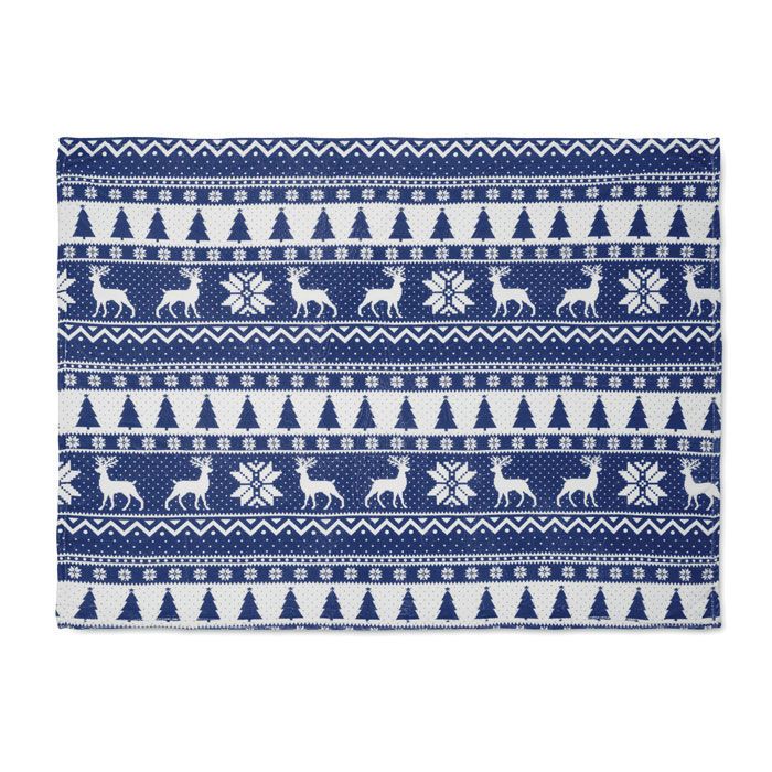 RPET-Fleece-Decke 190 g/m² TOSTI - blau-888