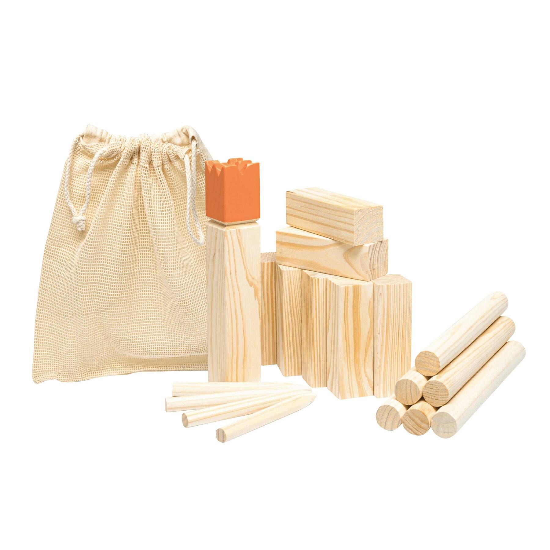Wikinger Wurfspiel KUBB - braun-472