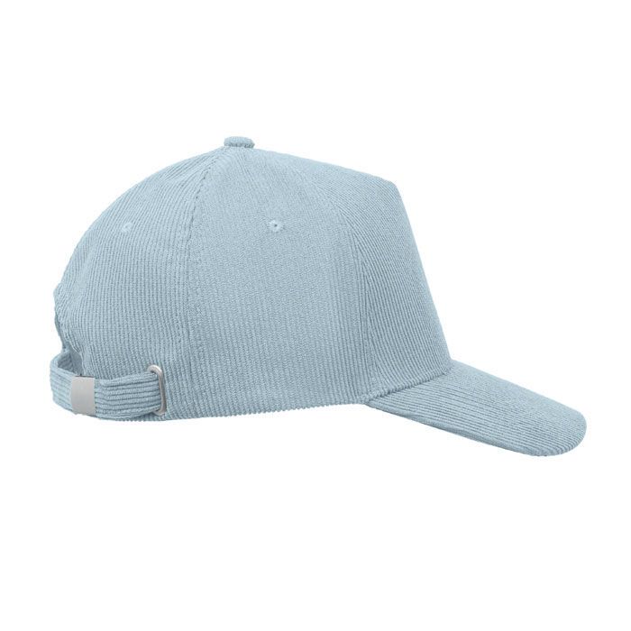 Baseball Kappe 5 Panels Cord WALE - babyblau-935