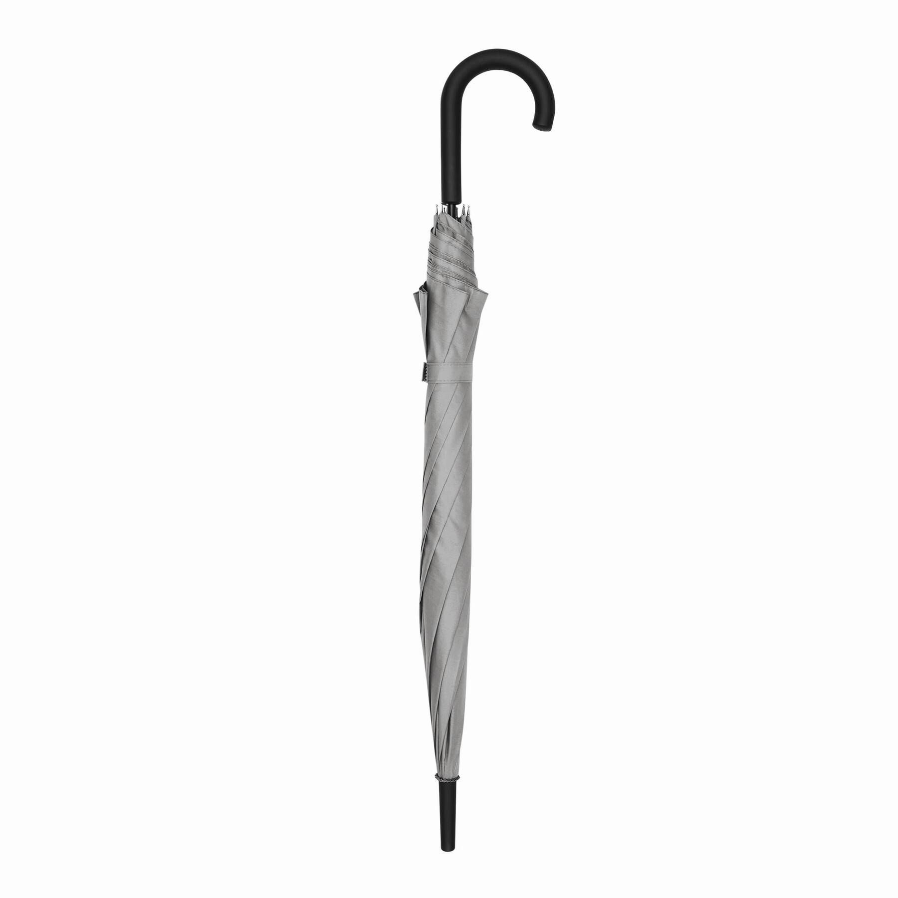 Windproof-Stockschirm WIND - hellgrau-185