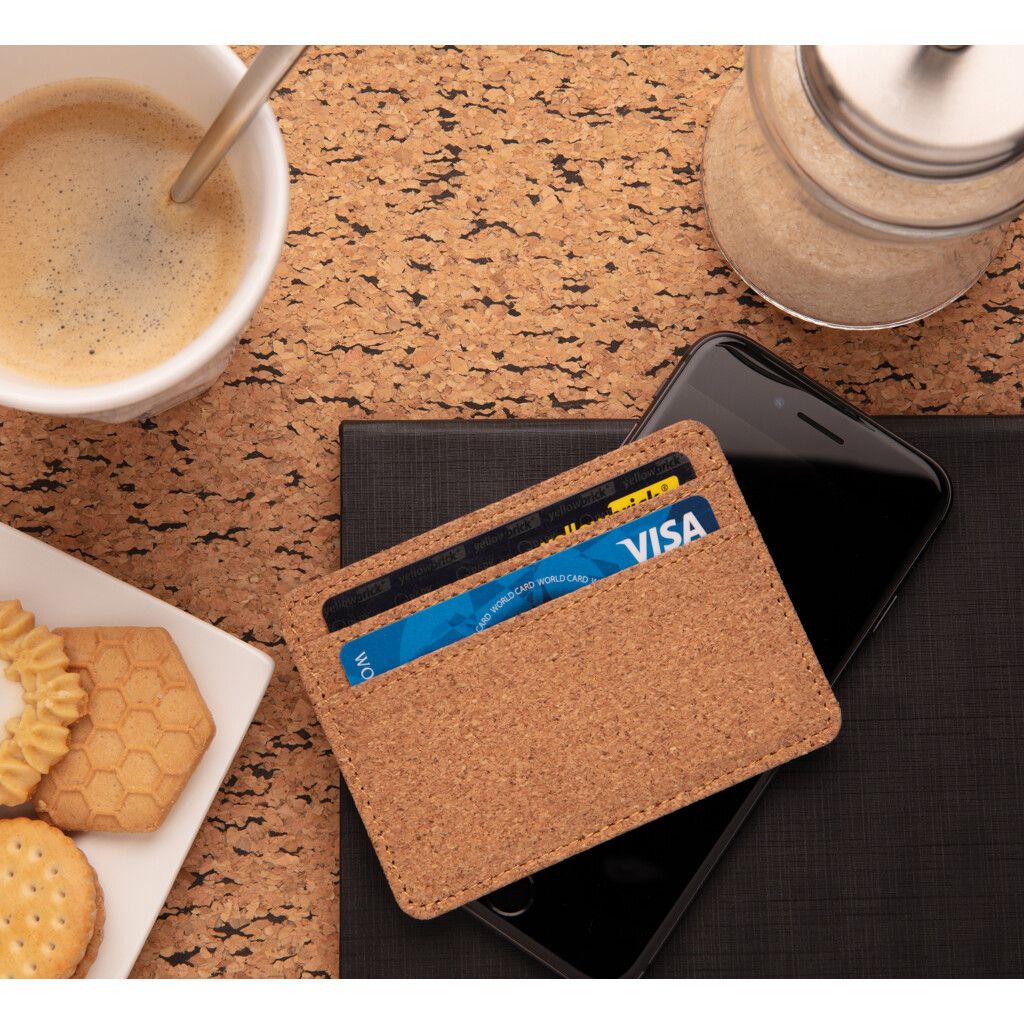 Kork RFID Slim-Wallet - braun-675