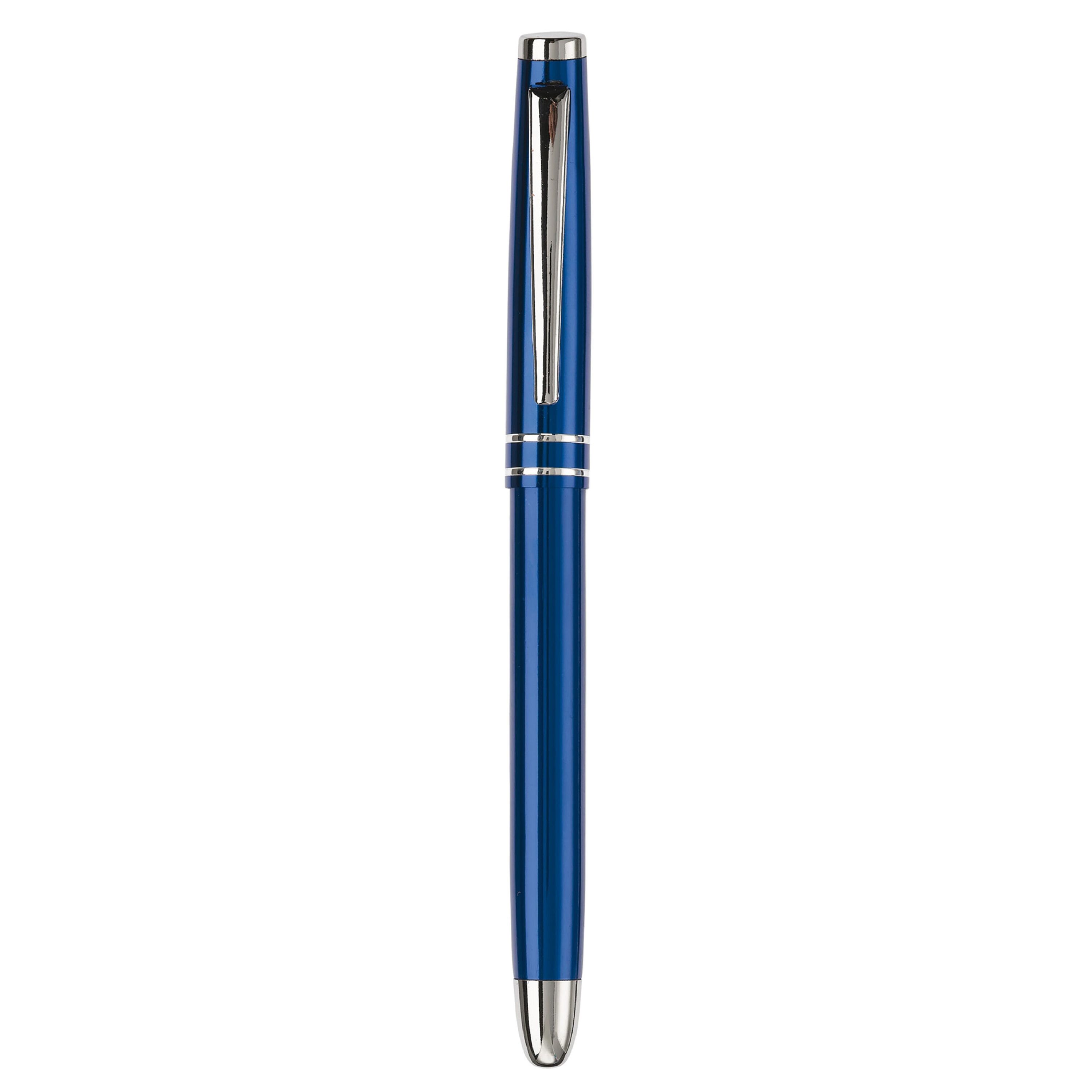 Aluminium Rollerball mit 2 Ringen - dunkelblau-585