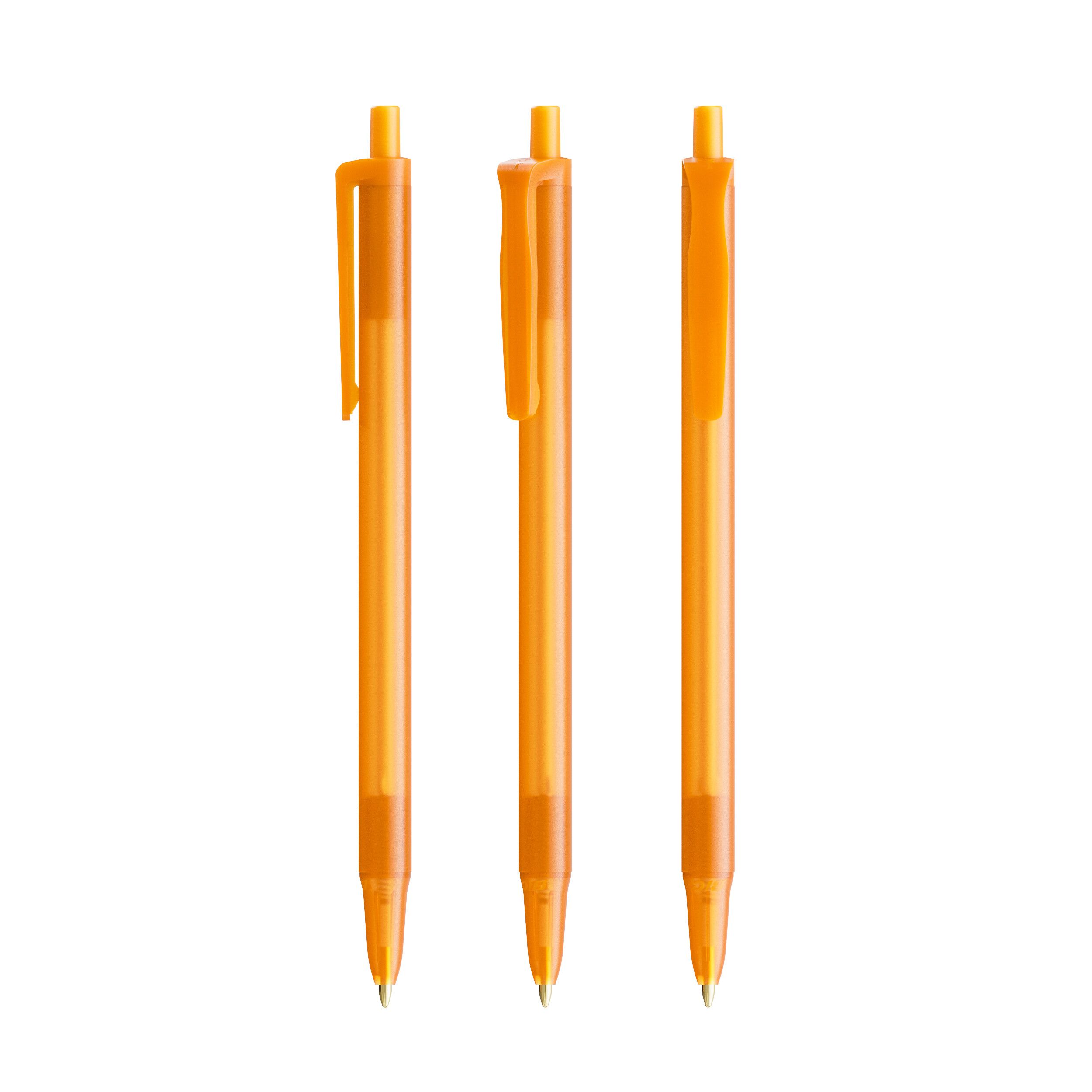 BIC® Clic Stic Kugelschreiber, Mine blau - gefrostetes orange-265