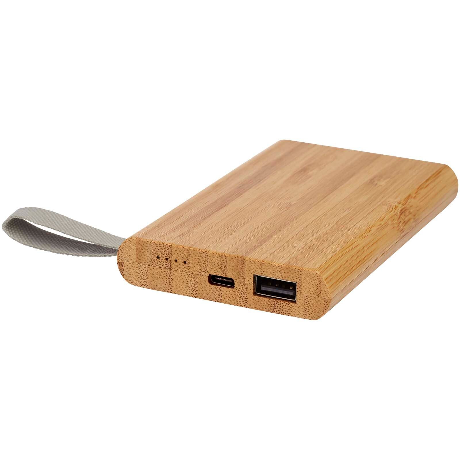 Tulda 5000 mAh Powerbank aus Bambus - natur-42