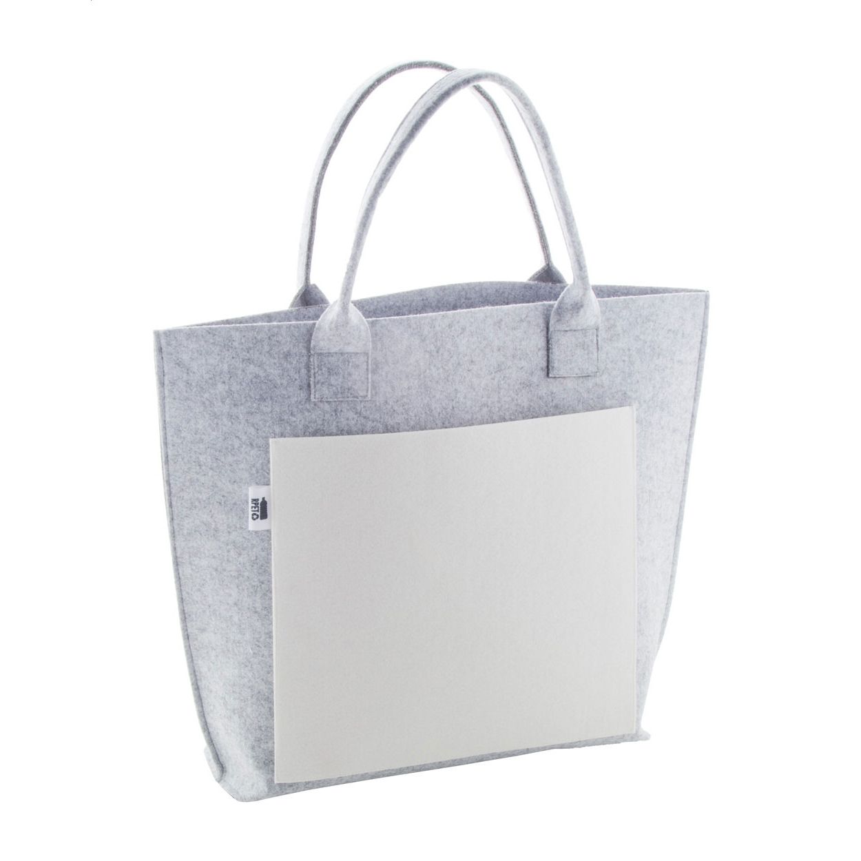 Individuelle Einkaufstasche CreaFelt Shop A - grau-92