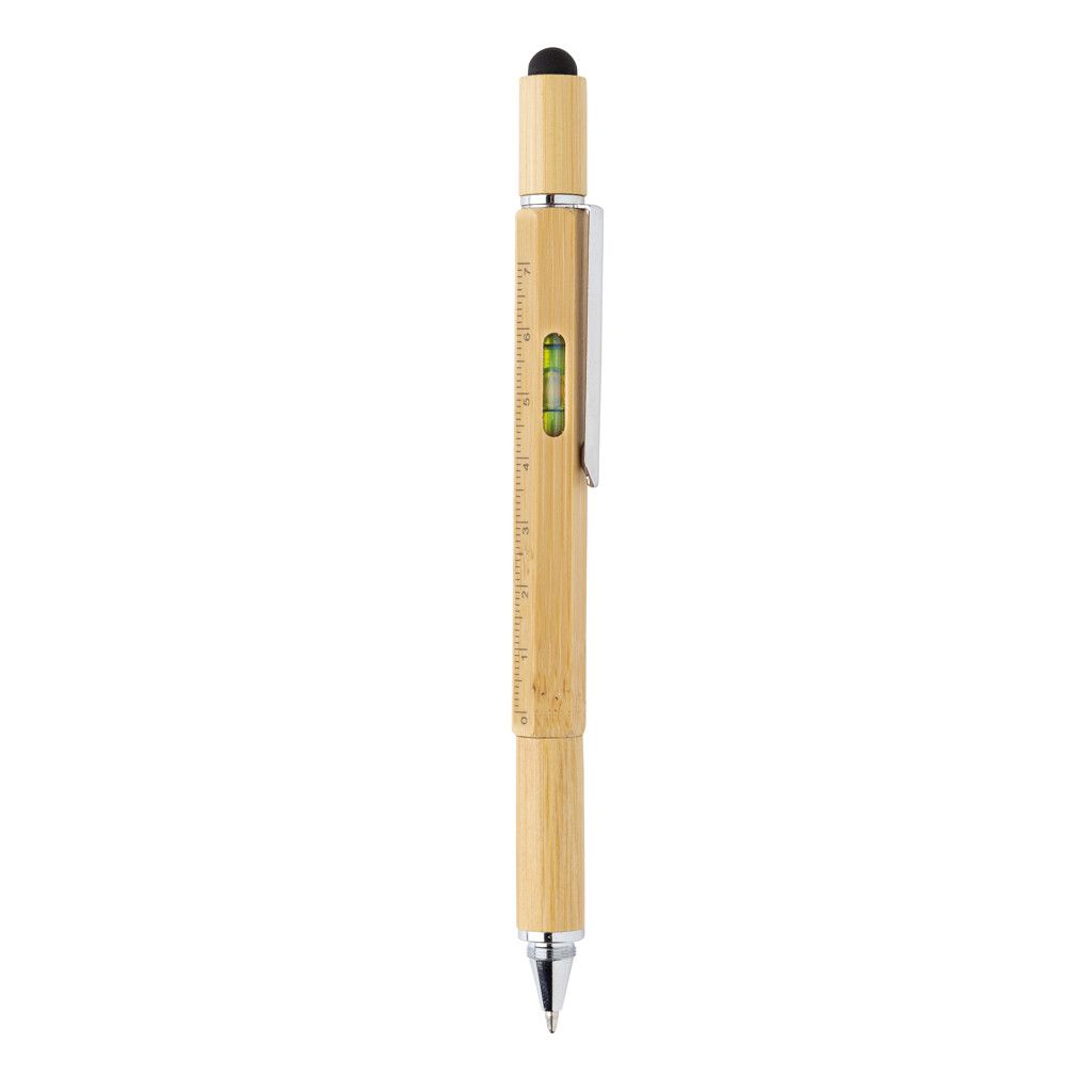 5-in-1 Bambus Tool-Stift - braun-106