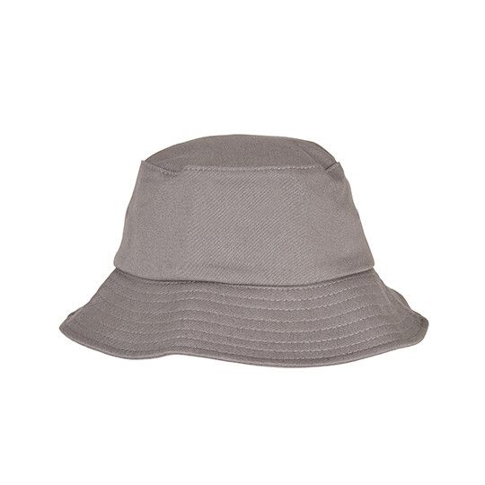 Kids´ Flexfit Cotton Twill Bucket Hat - grey-149
