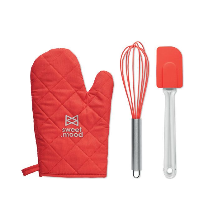 Backzubehör-Set DATEKI - rot-29