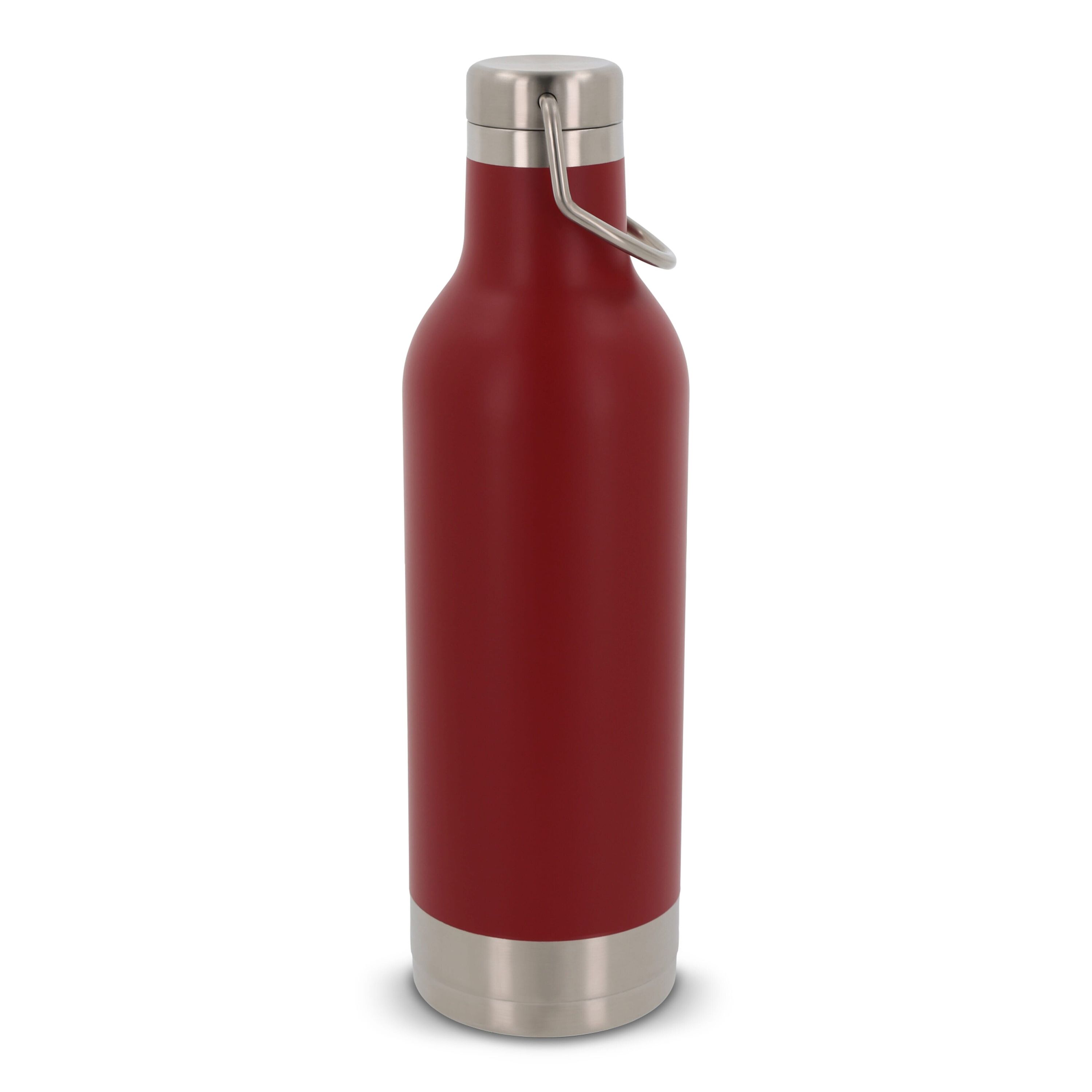 Edelstahl-Isolierflasche 400ml - rot-728