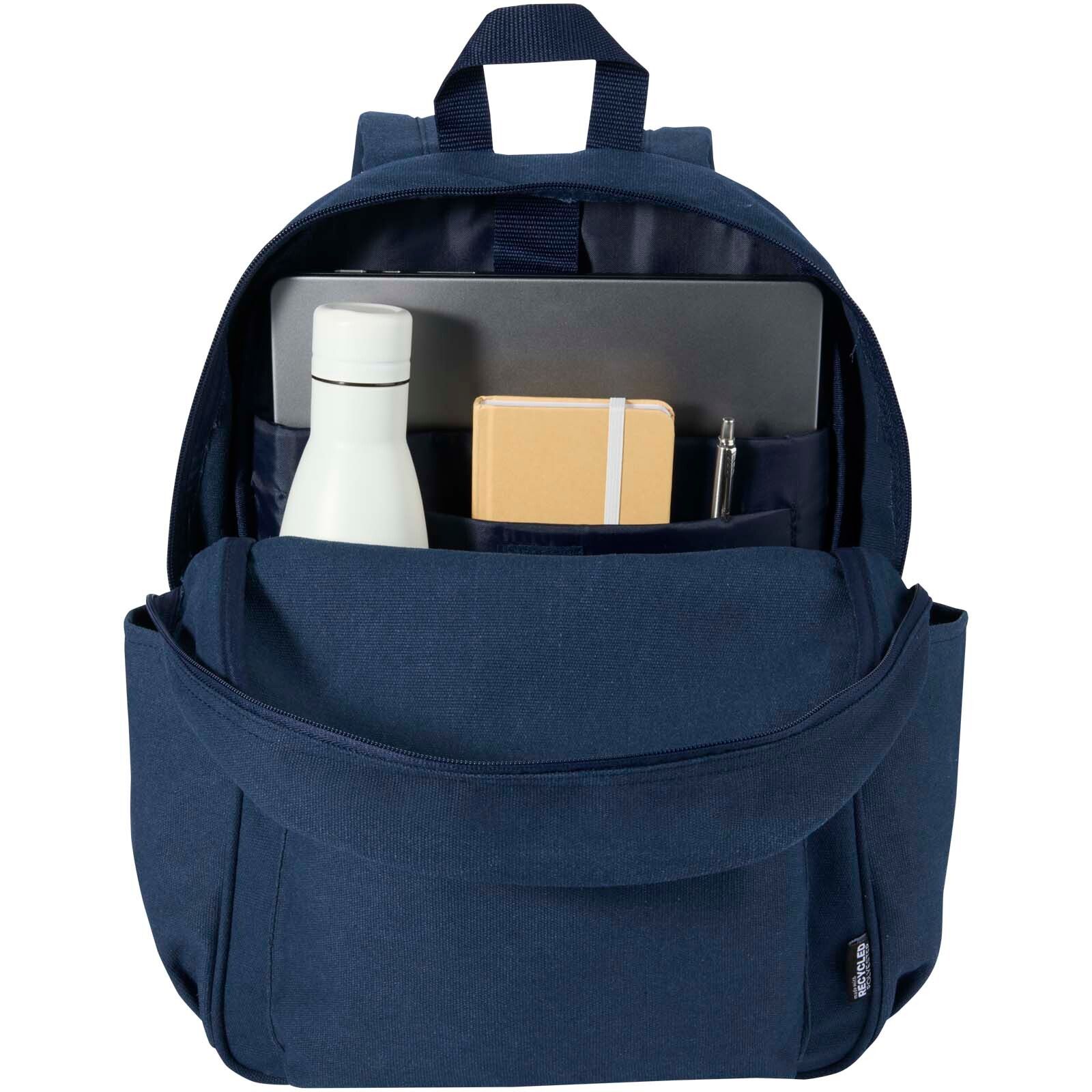 Recanvas 15,6” GRS recycelter City-Rucksack 16L - navy-675