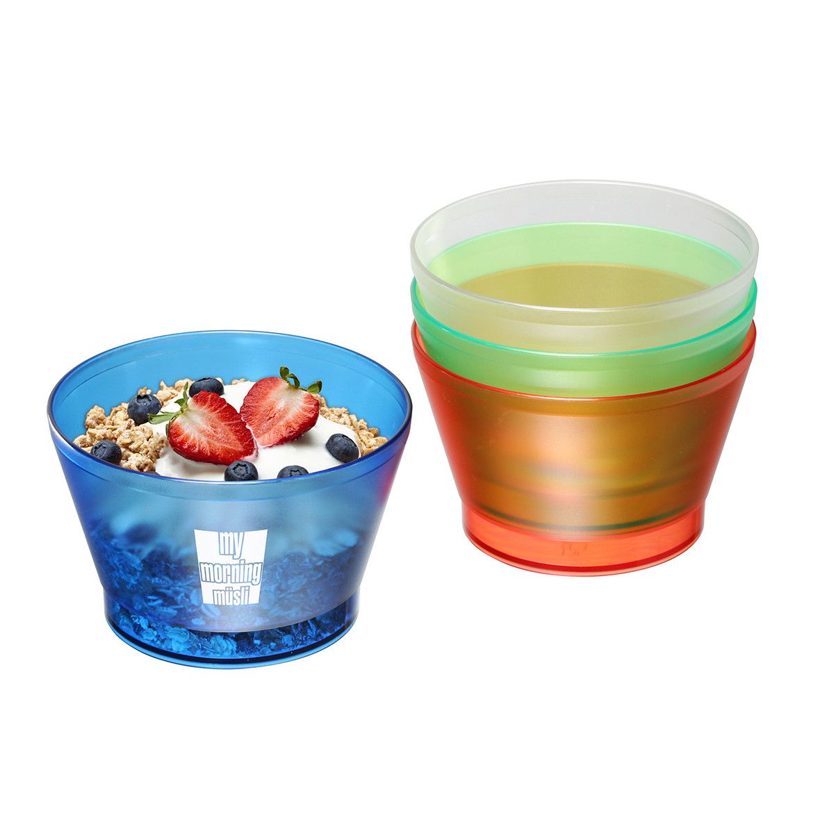 Snack- und Müslischale - gefrostet grün-320