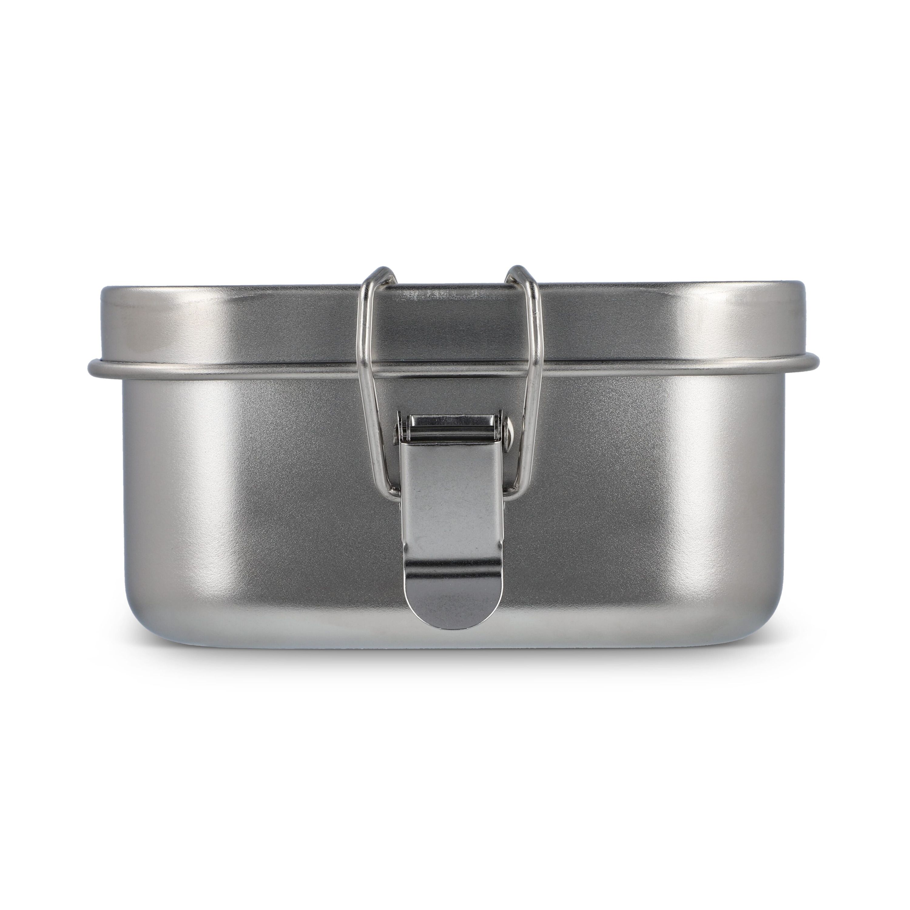 Edelstahl-Brotdose  - silber-435