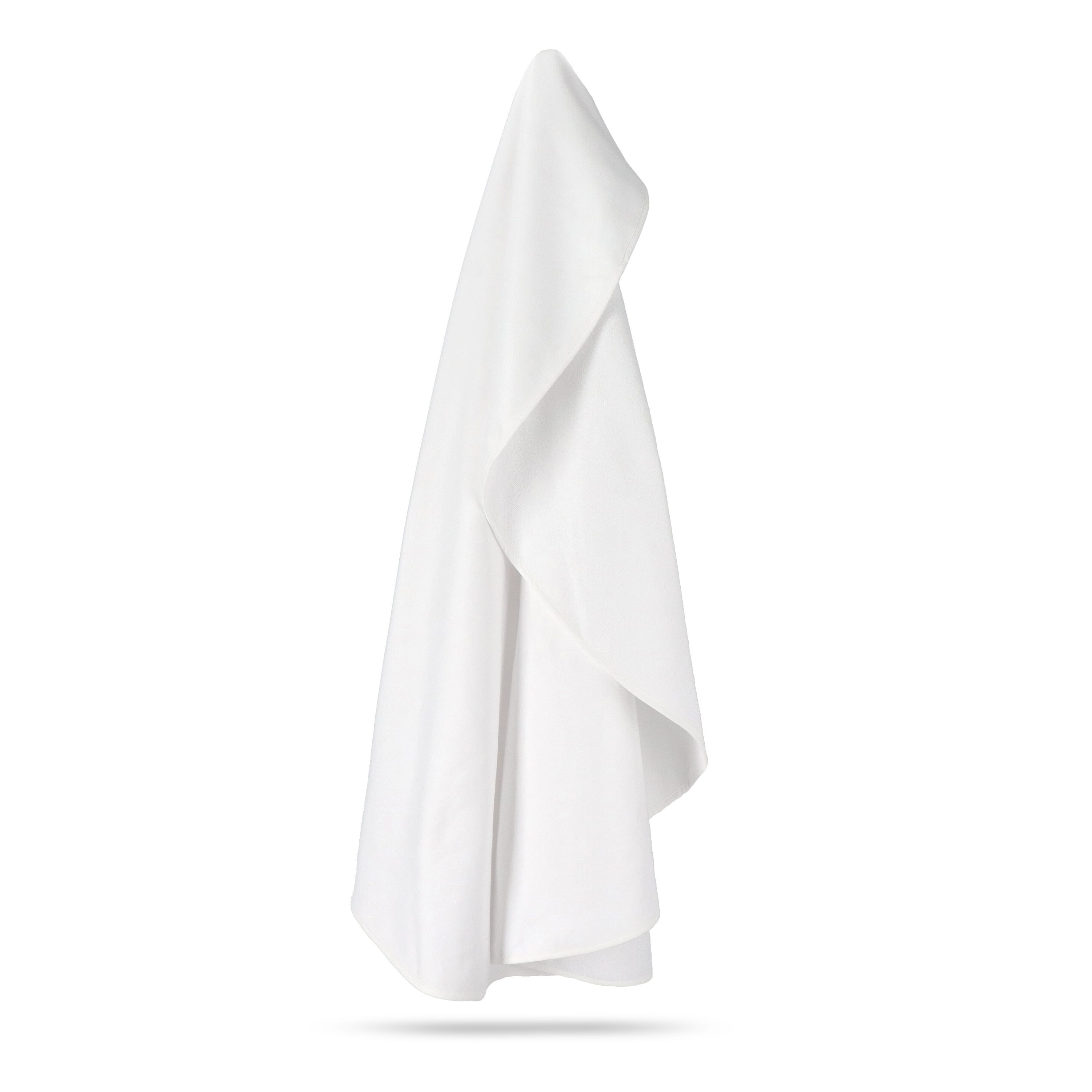 Doppelseitiges rundes Strandtuch Ø 150 cm, 350 g/m², Sublimationsdruck - weiss-965