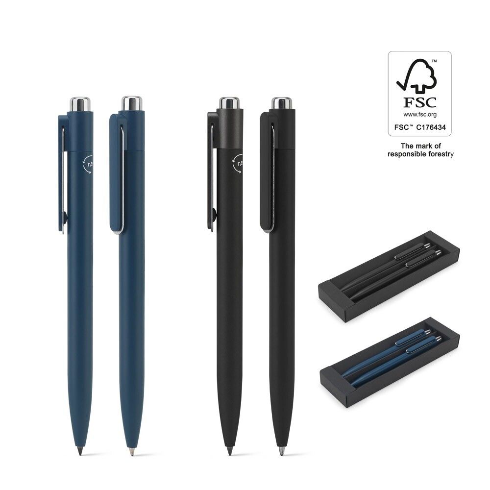 KYLIE SET Kugelschreiber und tintenloser Stift - blau-414