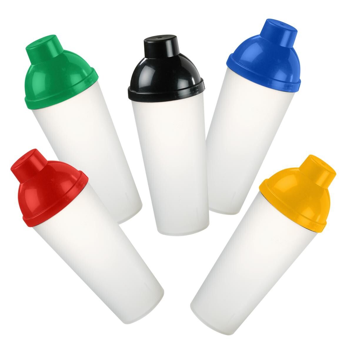 Shaker Lagoon 0,5 l - transparent-milchig - schwarz-765