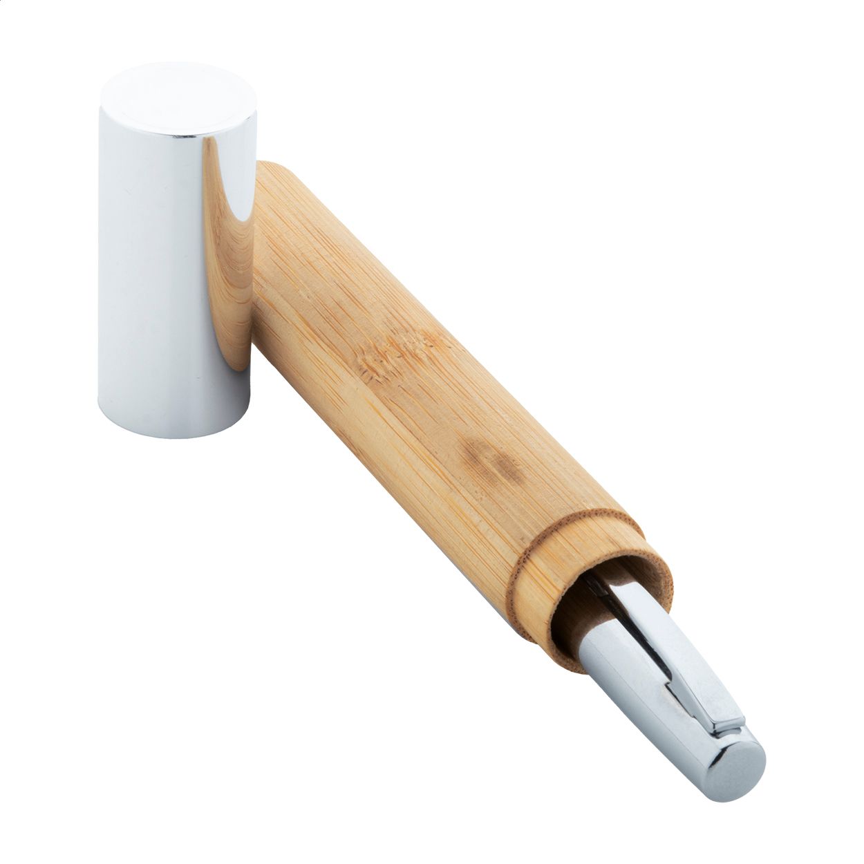 Touchpen mit Kugelschreiber Siduru - silber-831