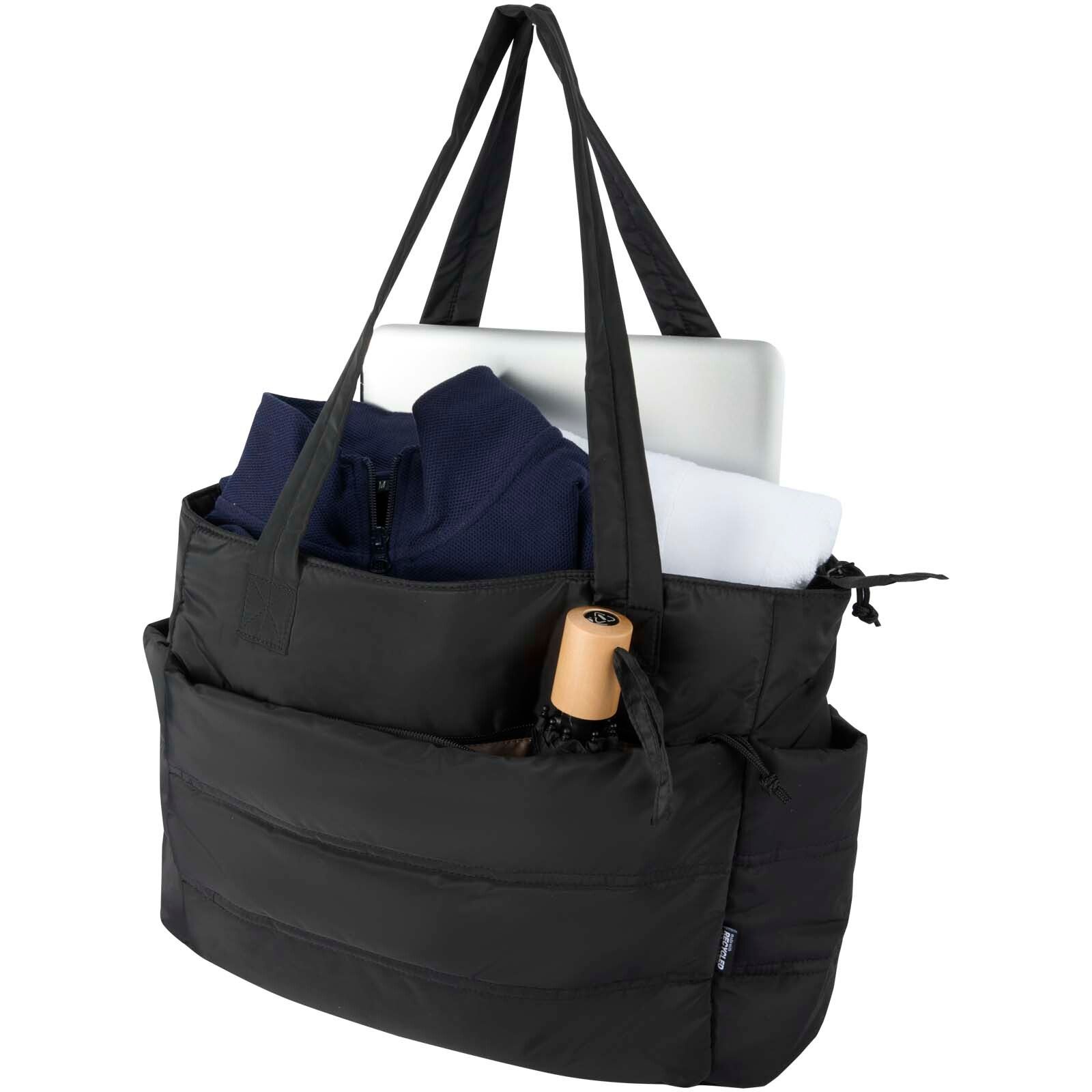 Puffer 15,6" GRS recycelte Laptoptragetasche 18L - schwarz-634