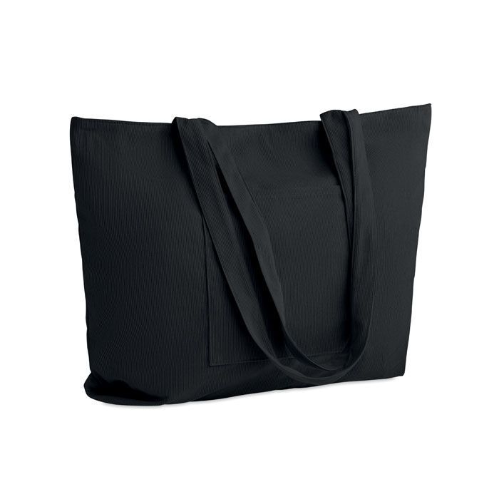 Einkaufstasche Kord-Polyester CORDY G - schwarz-340