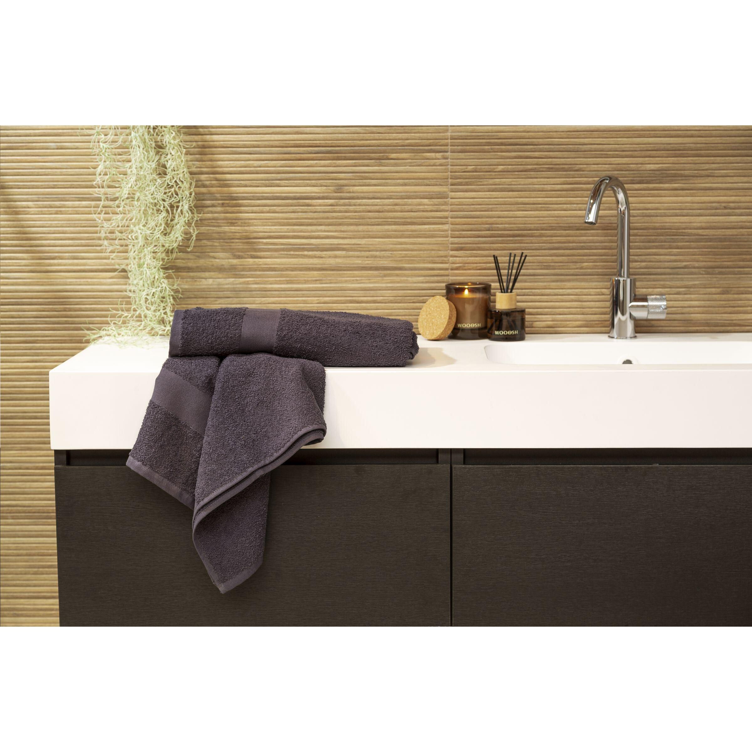 Wooosh Bath Towel GRS Recycle Cotton Mix 140 x 70 cm - dunkelgrau-289