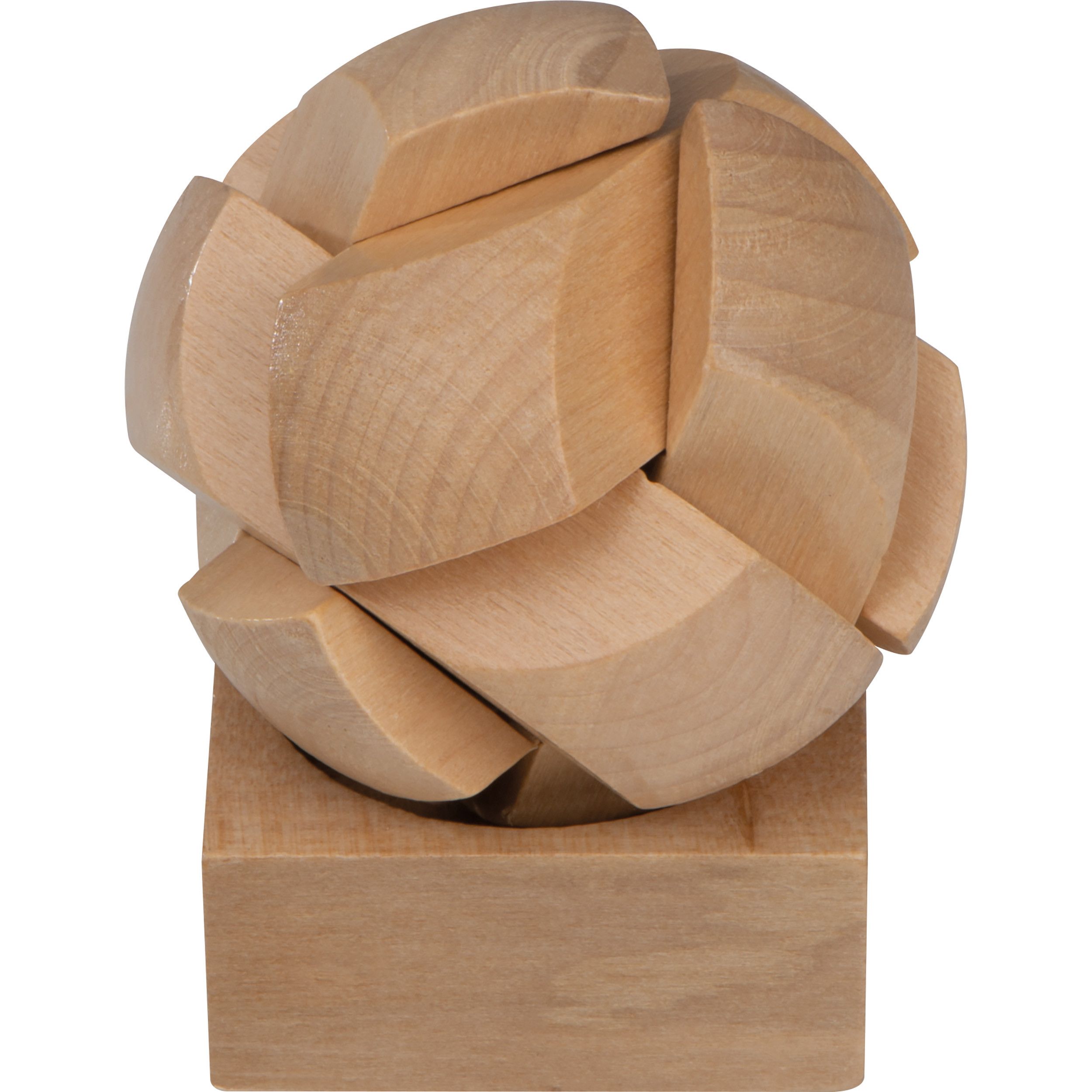 Geduldspiel aus Holz - beige-418