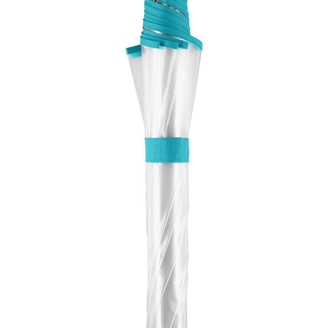 AC-Stockschirm FARE® Pure Ø105 cm - transparent - petrol-668
