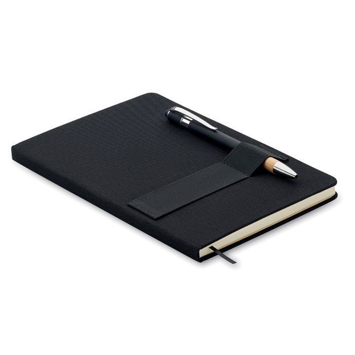 DIN A5 RPET Notizbuch-Set NOTA - schwarz-964