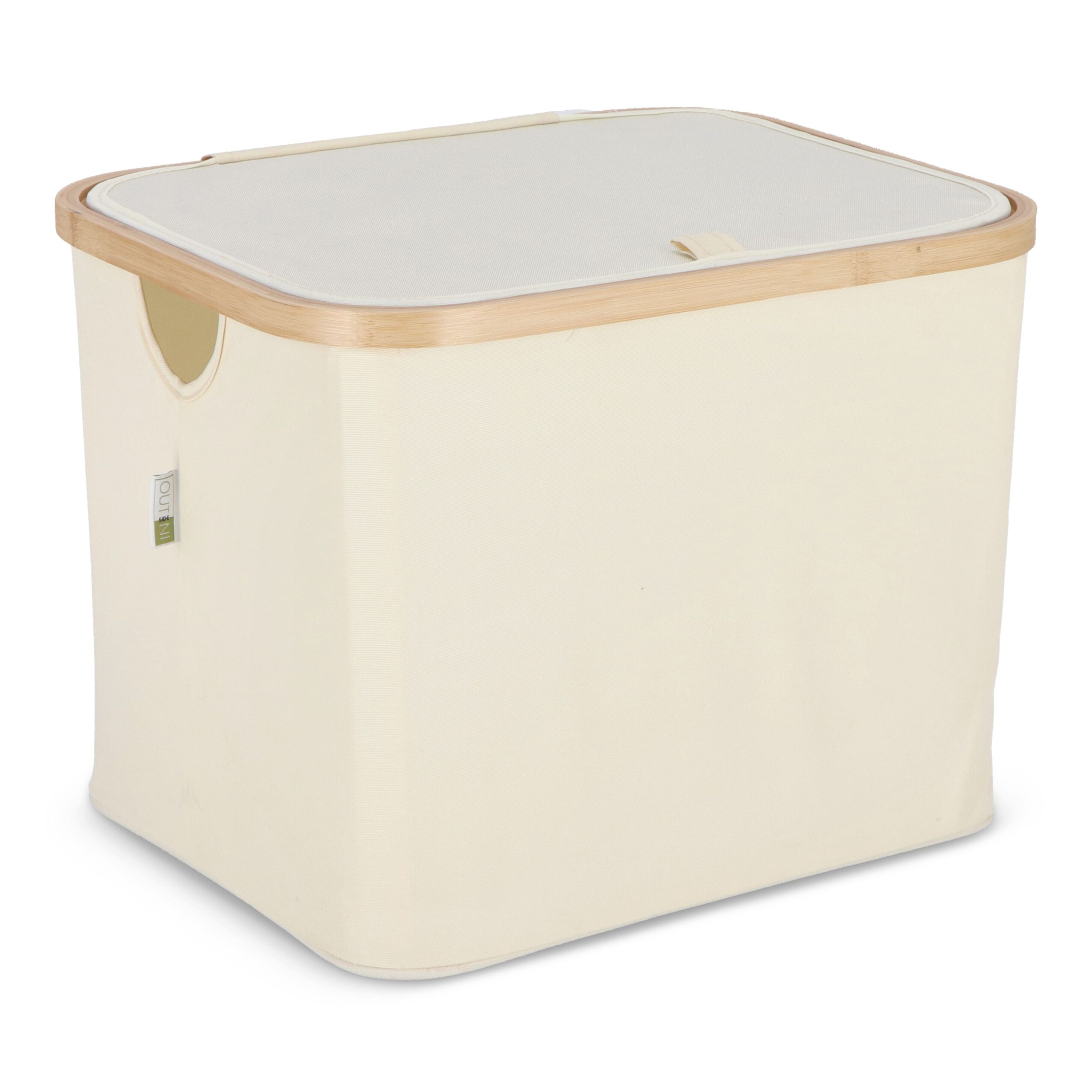 InSideOut faltbarer Korb mit Deckel Sogne 40,5 x 33 x 30cm rPET - natur-19