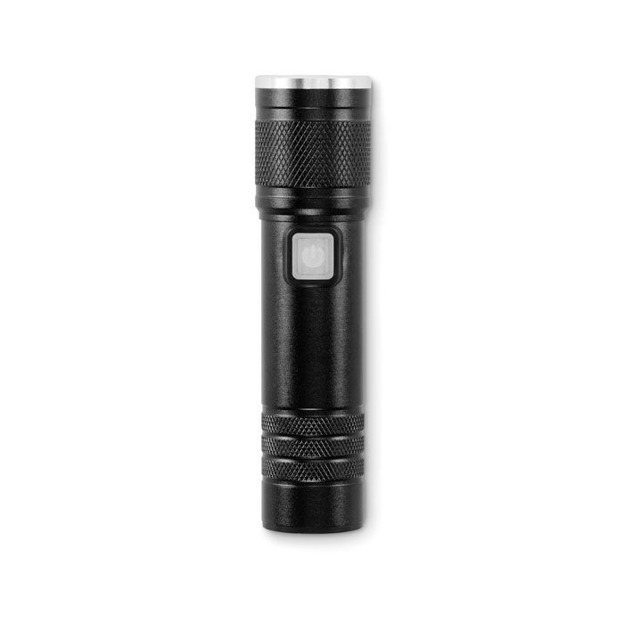 Wiederaufladbare Taschenlampe FLASHRA - schwarz-988
