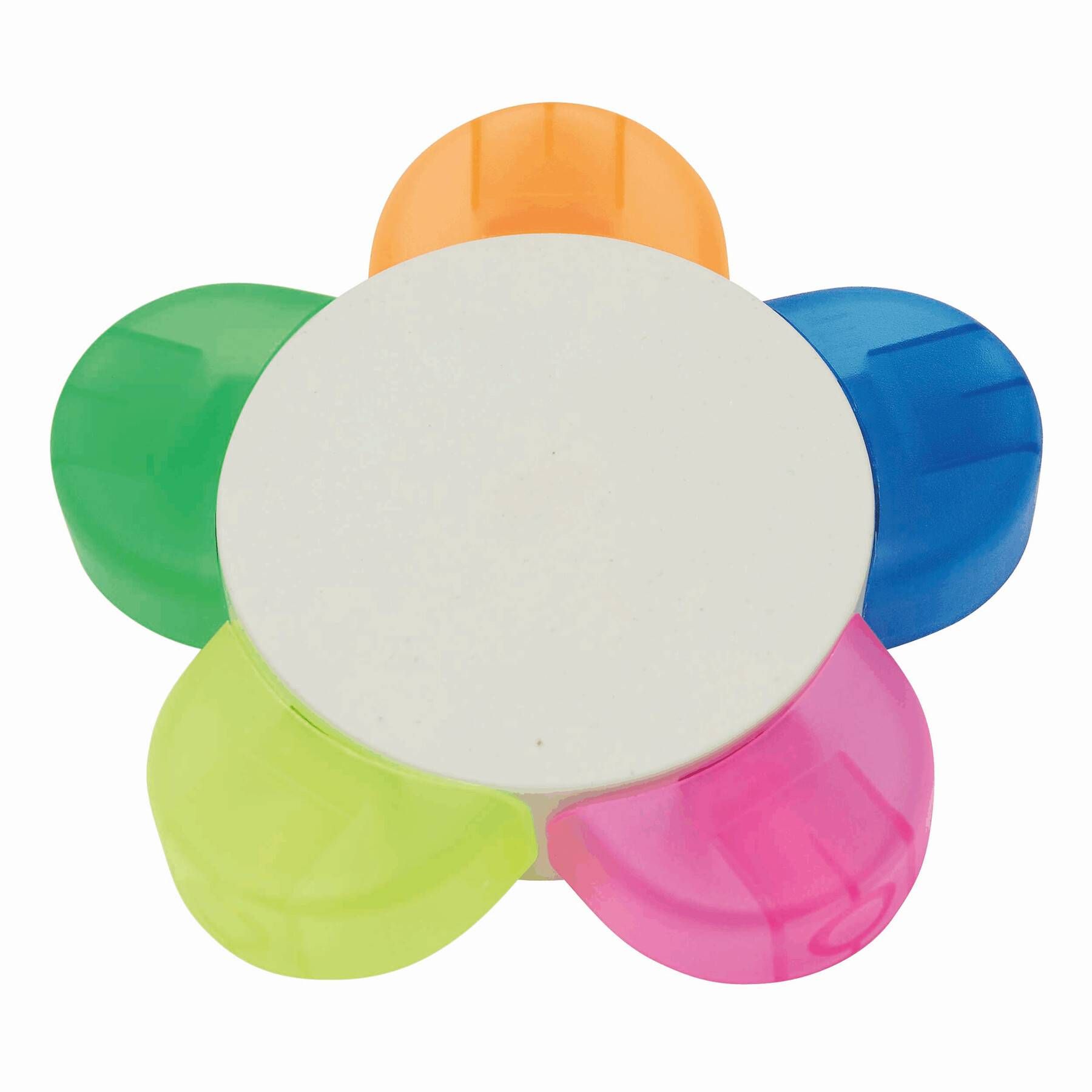 Blumenförmiger Textmarker FLOWER - bunt-705