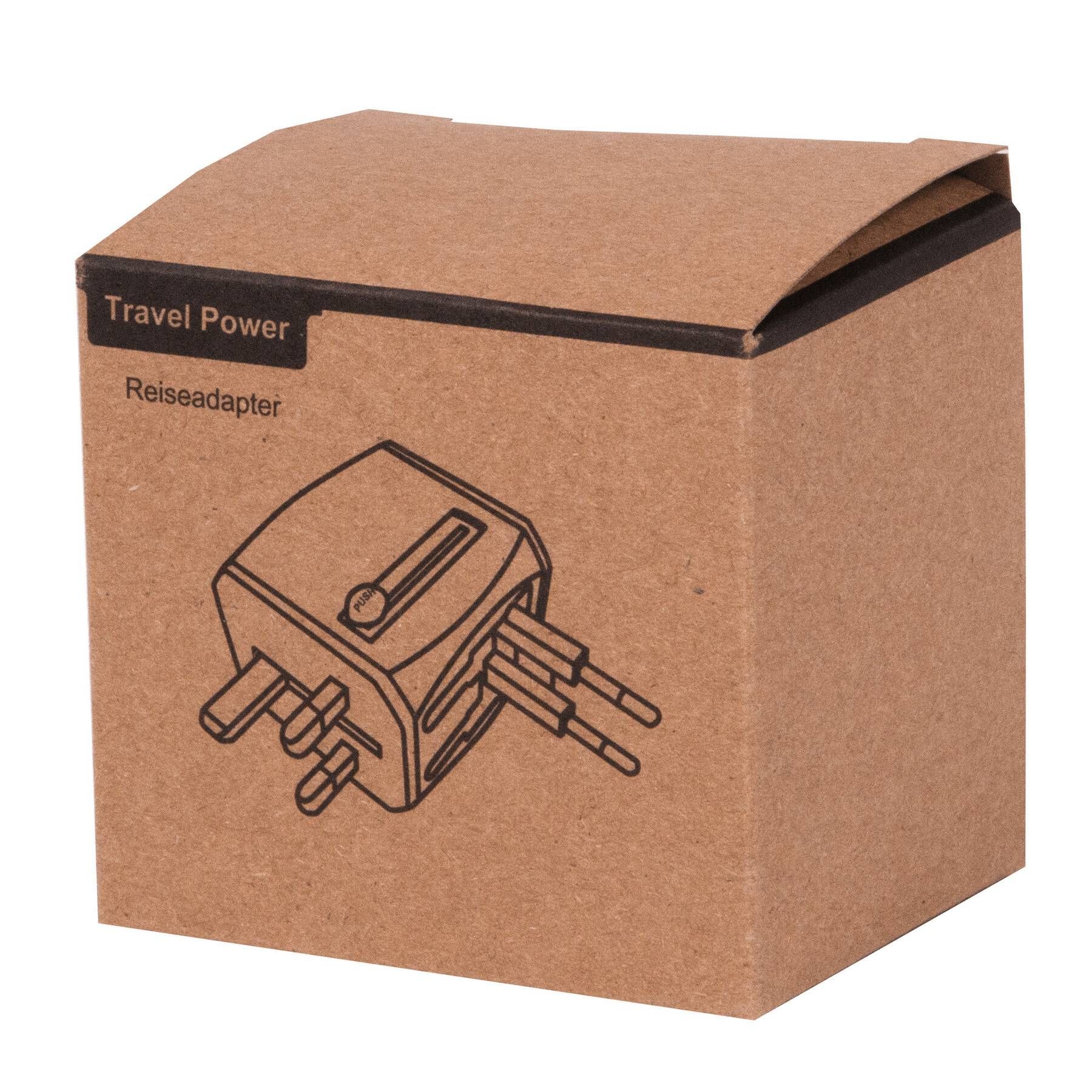 Reiseadapter TRAVEL POWER - weiß-654