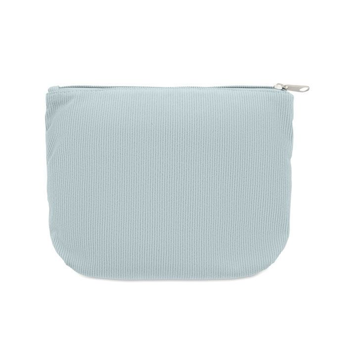 Kosmetiktasche Kord-Polyester CORDY T - babyblau-838