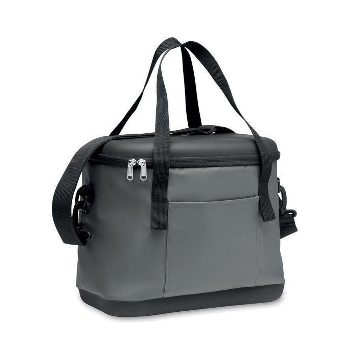 Kühltasche aus 50C-Plane 16L COOLIN - steingrau-508
