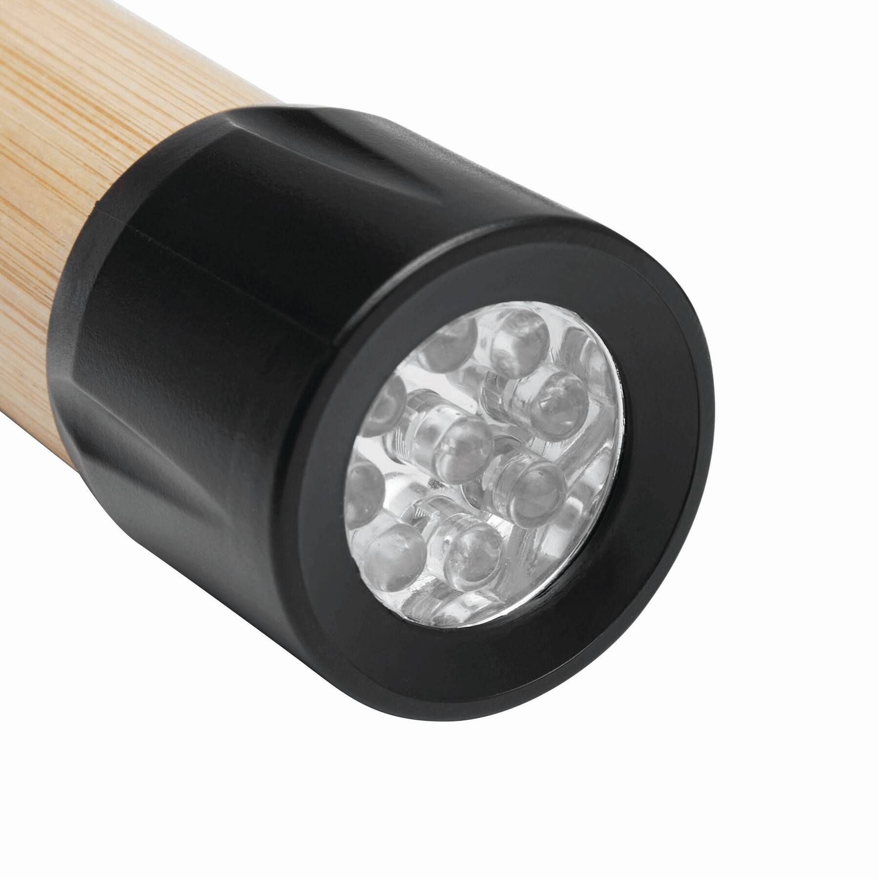 LED Taschenlampe BAMBOO SHINE - braun - schwarz-927
