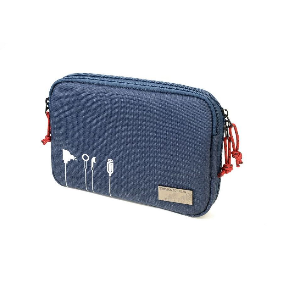 Troika Kabeltasche GO URBAN TECH POUCH 2 - blau-884