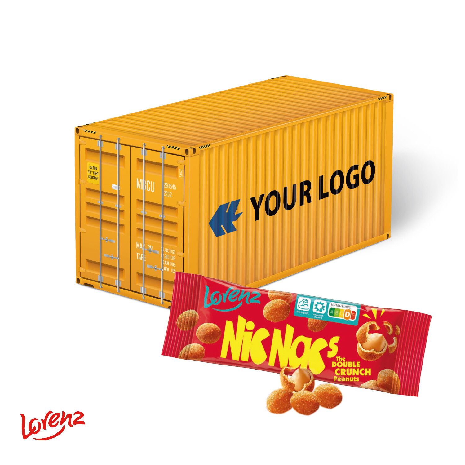 3D Präsent "Container" mit Lorenz Nic Nac'S-212