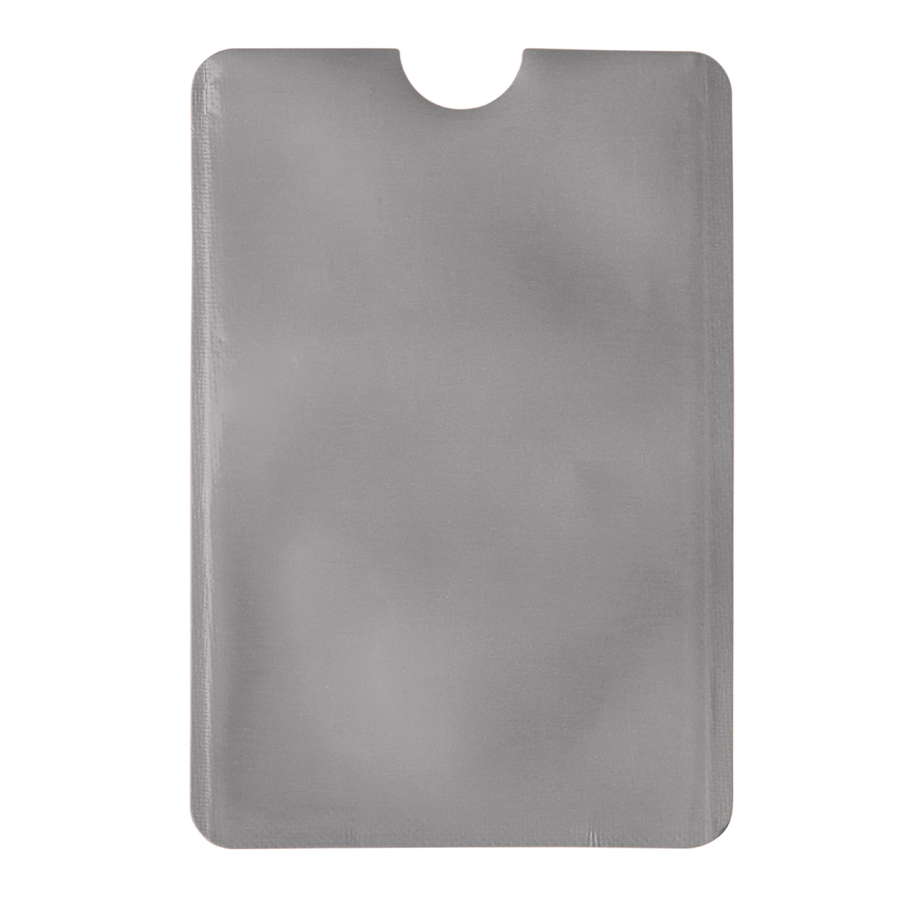 Kartenhalter Soft Anti Skim - silber-267