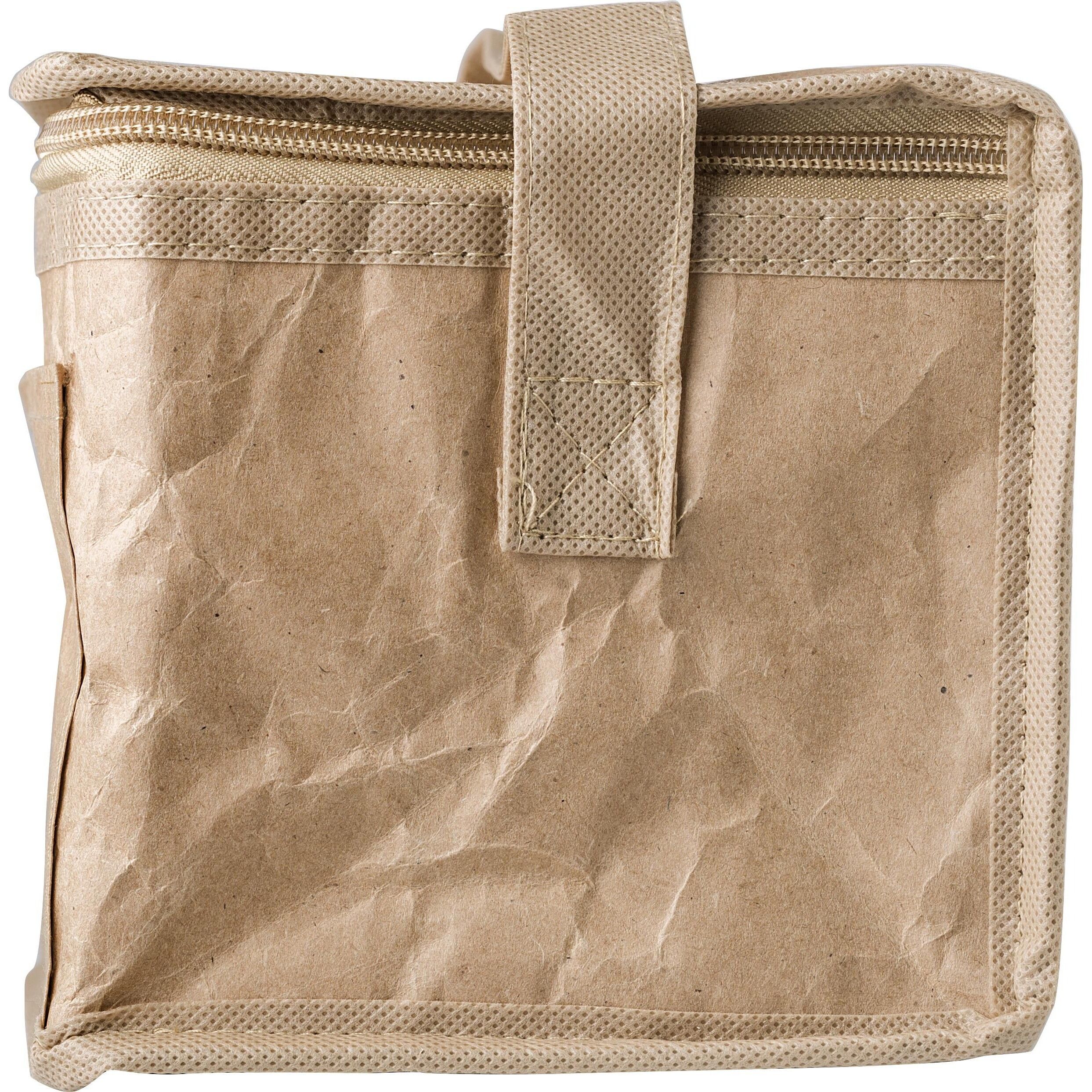 Papiergewebte Kühltasche Ollie - braun-797