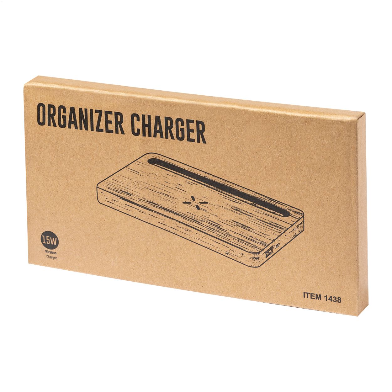 Flabo Organizer mit Wireless-Charger - natur-268