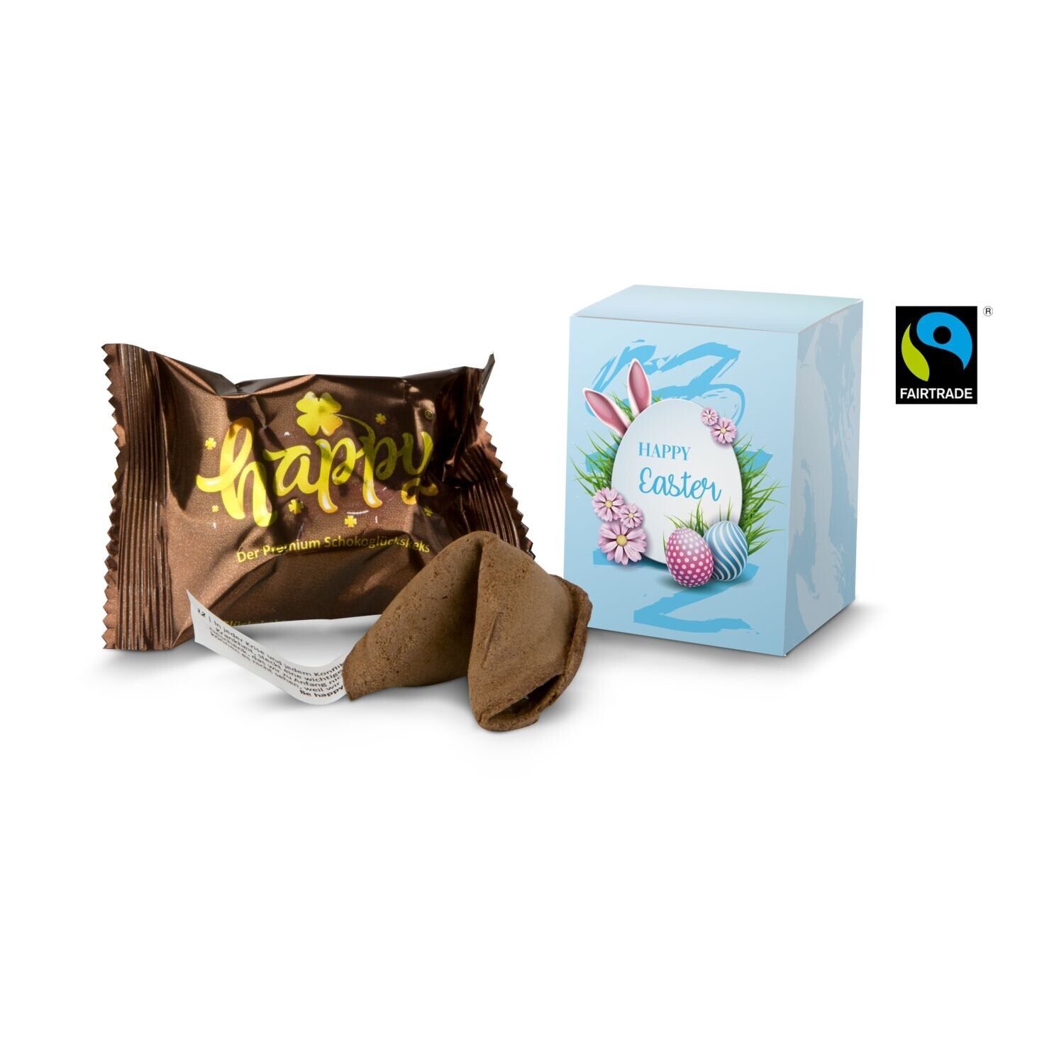 Frohe Ostern Glückskeks Schokolade-459
