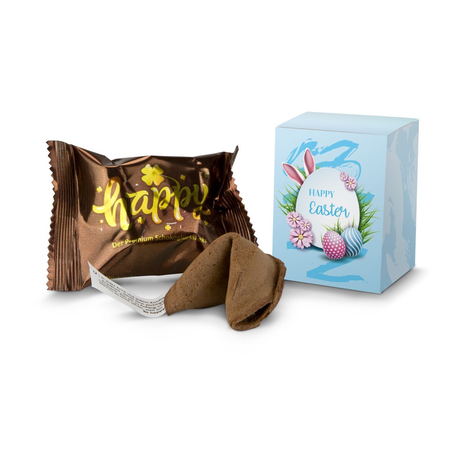 Frohe Ostern Glückskeks Schokolade-459